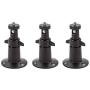 Wasserstein Adjustable Metal Wall Mount Compatible with Blink Outdoor & Blink XT2/XT Camera (3-Pack, Black)