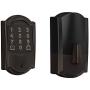 Schlage Encode Smart WiFi Deadbolt with Camelot Trim In Aged Bronze