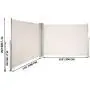 LOVSHARE Retractable Side Awning 236'' x 71'',Double Retractable Patio Screen Waterproof, Retractable Room Divider Creamy-White for Privacy, Garden, Outdoor, Patio and Terrace LOVSHARE Retractable Side Awning 236'' x 71'',Double Retractable Patio Screen Waterproof, Retractable Room Divider Creamy-White for Privacy, Garden, Outdoor, Patio and Terrace