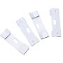 Vertical Blind Repair Vane Savers Blind Repair Clip Vertical Blind Repair Tabs, Window Blinds Replacement, White (50)