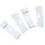 Vertical Blind Repair Vane Savers Blind Repair Clip Vertical Blind Repair Tabs, Window Blinds Replacement, White (50)