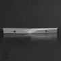 KYX Racing CNC Machined Aluminum Alloy Front Bumper Silver Upgrades Parts Accessories for 1/24th Scale RC Crawler Car Axial SCX24 AXI00001 C10