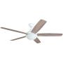 Prominence Home 80094-01 Ashby Ceiling Fan with Remote Control and Dimmable Integrated LED Light Frosted Fixture, 52'' Contemporary Indoor, 5 Blades White/Grey Oak, Farmhouse White Prominence Home 80094-01 Ashby Ceiling Fan with Remote Control and Dimmable Integrated LED Light Frosted Fixture, 52'' Contemporary Indoor, 5 Blades White/Grey Oak, Farmhouse White