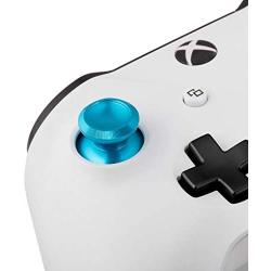 Metal Thumbsticks Joysticks for Xbox One, Aluminum Alloy ABXY Bullet Buttons Analog Grip Replacement Parts for Xbox One, Xbox One S/X, Xbox Series X Controllers with Installation Tools(Blue)