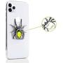 ETRY Christmas Phone Ring Stand Finger Holder, Spider Luxury Diamond, 360 Rotation Metal Ring Grip Animal Emo Hardcore Style - Compatible with All Smartphones and Tables