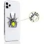 ETRY Christmas Phone Ring Stand Finger Holder, Spider Luxury Diamond, 360 Rotation Metal Ring Grip Animal Emo Hardcore Style - Compatible with All Smartphones and Tables