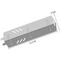 SH1561(3-Pack) Stainless Steel Heat Plate, Burner Cover, Flavorizer Bar Replacement for Gas Grill Model Backyard Uniflame Gas Grill BBQ Heat Shield Parts 13 1/16 X 3 5/8 Inch