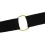 BIKICOCO 1-1/2 Metal O-Ring Buckle Connector Round Loops Non Welded for Bags Webbing Purse and Belt Straps, Gold, Pack of 6