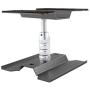 RC Car Work Stand Repair Workstation Tools Aluminum 360 Degree Rotation Lift Or Lower for 1/12 1/10 1/8 Scale Cars Trucks (Black)