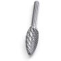 YUFUTOL SH-5 Tungsten Carbide Burr Flame Shape Double Cut Rotary Burrs File(1/2cutter Dia ， 1.25Cutter Length) with 1/4 (6.35mm) Shank dia
