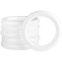 Juvale Craft Foam Wreath - 6-Pack Polystyrene Foam Ring for DIY Arts and Crafts, Floral Projects, Wedding and Home Decorations, 8 x 1.2 x 8 inches