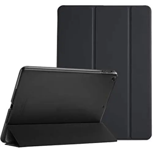ProCase iPad 9.7 Case (Old Model) 2018 iPad 6th Generation / 2017 iPad 5th Generation Case - Ultra Slim Lightweight Stand Case with Translucent Frosted Back Smart Cover for iPad 9.7 Inch –Black ProCase iPad 9.7 Case (Old Model) 2018 iPad 6th Generation / 2017 iPad 5th Generation Case - Ultra Slim Lightweight Stand Case with Translucent Frosted Back Smart Cover for iPad 9.7 Inch –Black