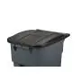 Rubbermaid Commercial Products BRUTE Rollout Heavy-Duty Wheeled Trash/Garbage Can - 50 Gallon - Blue Rubbermaid Commercial Products BRUTE Rollout Heavy-Duty Wheeled Trash/Garbage Can - 50 Gallon - Blue