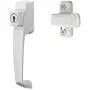 Ideal Security BK312W VP Push Button Storm Door Handle Set with Key lock All Metal Build, Premium Inside Latch, White. Ideal Security BK312W VP Push Button Storm Door Handle Set with Key lock All Metal Build, Premium Inside Latch, White.