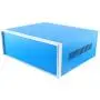 YaeCCC Electronic Enclosures Blue Metal Enclosure Project Case DIY Box Junction Case Enclosure Preventive Case (12.2'' x 11.2'' x 4.3'')