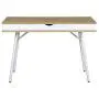 Techni Mobili Modern Multi Computer Desk with Storage, 30'' x 21.7'' x 45.3'', Pine Techni Mobili Modern Multi Computer Desk with Storage, 30'' x 21.7'' x 45.3'', Pine