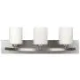 Bennington Lakeland 3-Bulb Bath Vanity Light Fixture Bar, Brushed Nickel + Bulbs