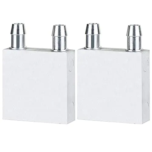Clyxgs Aluminum Water Cooling Block,Liquid Cold Water Plate Heat Sink Water-Cooled Exchanger Head semiconductor Refrigeration Sheet CPU Graphics Radiator Heatsink Endothermic Head (40 x 40 x 12mm)2pcs Clyxgs Aluminum Water Cooling Block,Liquid Cold Water Plate Heat Sink Water-Cooled Exchanger Head semiconductor Refrigeration Sheet CPU Graphics Radiator Heatsink Endothermic Head (40 x 40 x 12mm)2pcs