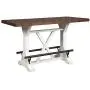 Signature Design by Ashley Valebeck Counter Height Dining Room Table, White/Brown