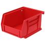 Akro-Mils 30210 AkroBins Plastic Storage Bin Hanging Stacking Containers, (5-Inch x 4-Inch x 3-Inch), Red, (24-Pack)