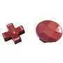 Replacement 12 Pieces in 1 - Metal Mod 6 Swap Thumbsticks Joysticks, Metal 4 Paddles & 2 Dpads with T8 Tool for Xbox One Elite Controller - Red