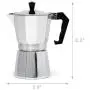 Primula Aluminum Espresso Maker - Aluminum - For Bold, Full Body Espresso - Easy to Use - Makes 6 Cups (PES-3306) Primula Aluminum Espresso Maker - Aluminum - For Bold, Full Body Espresso - Easy to Use - Makes 6 Cups (PES-3306)