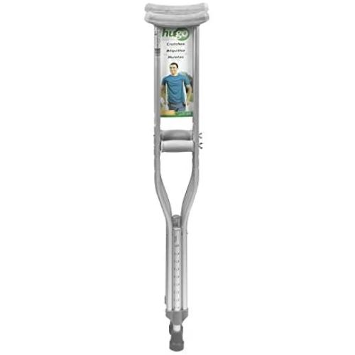 Hugo Mobility 721-785 Hugo Lightweight Adjustable Aluminum Crutches, Medium Adult