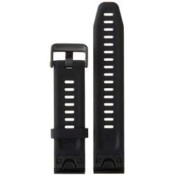 Garmin 010-12739-00 Quickfit 20 Watch Band - black Silicone - Accessory Band for D2 Delta S, Fenix 5S Plus and Fenix 5S