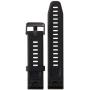 Garmin 010-12739-00 Quickfit 20 Watch Band - black Silicone - Accessory Band for D2 Delta S, Fenix 5S Plus and Fenix 5S