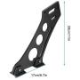 Qii lu Spoiler Mount Brackets, 10'' Universal Car CNC Aluminum Alloy Rear Wing Trunk Racing Tail Spoiler Legs Mount Brackets