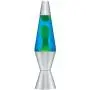 Lava Lite 2124 Lava the Original 14.5-Inch Silver Base Lamp with Yellow Wax in Blue Liquid