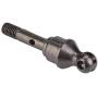 Dilwe RC Truck CVD Axle, Metal RC Front/Rear CVD Axle for Traxxas Slash 4X4 1/10 Truck Remote Control Car Component Replacement Part Accessory(Front-Gray Black )
