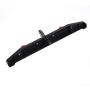 Tbest RC Car Rear Bumper, RC Crawler Metal Rear Bumper with LED Lights for Traxxas TRX4 SCX10II 90046 Car Part