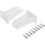Prime-Line R 7227 Rear Drawer Track Socket, Nylon, White
