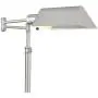 Jenson Modern Pharmacy Floor Lamp Adjustable Swing Arm Brushed Nickel Metal for Living Room Reading Bedroom Office - Regency Hill Jenson Modern Pharmacy Floor Lamp Adjustable Swing Arm Brushed Nickel Metal for Living Room Reading Bedroom Office - Regency Hill