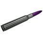 VMS Racing 50 Cal Caliber GUNMETAL PURPLE TIP BULLET ANTENNA Heavy Gauge CNC Machined Billet Aluminum Short Compatible with Jeep Wrangler JK JL Sahara Sport Rubicon Unlimited Freedom Fifty 2007-2020