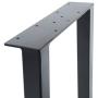 Tengchang 22 Black Industry Table Legs Metal Bench Coffee Desk Chair Leg Set of 2 Tengchang 22 Black Industry Table Legs Metal Bench Coffee Desk Chair Leg Set of 2