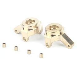 LCX Racing 1/24th RC Crawler Car CNC Machined Brass Steering Knuckle Set 7g/pcs for Axial SCX24 90081, Upgrades Parts Accessories