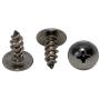 Shopcorp 18-8 Stainless Steel #10 Phillips Drive, Truss Head 1/2 Inch Sheet Metal Screw – Self-Tapping, Full Thread (Pack of 50)