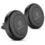 Magnetic Phone Mount, WixGear [2 Pack] Universal Air Vent Magnetic Phone Car Mount Phone Holder, for Cell Phones and Mini Tablets with 4 Metal Plates