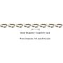 WUBOECE 300 PCS 8mm Metal Split Ring Nickel Plated Small Key Chain Ring Part for Connecting Clasps Charms Links and Ornament Crafts, Silver