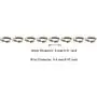 WUBOECE 300 PCS 8mm Metal Split Ring Nickel Plated Small Key Chain Ring Part for Connecting Clasps Charms Links and Ornament Crafts, Silver