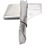 HEEPDD Sewing Machine Folder Binder, Metal Double Needle Waistband Sewing Machine Machine Accessories Industrial Seaming Machine Binder Binding Attachment Folder (Inlet 4-3/4 Outlet 2)