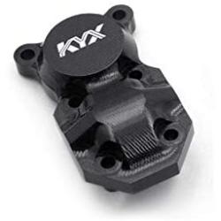 KYX Racing CNC Machined Aluminum Alloy Differential Cover Upgrades Parts Accessories for 1/24th Scale RC Crawler Car Axial SCX24 Deadbolt AXI90081 (Black)