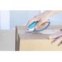 Box Cutter Utility Knife - Retractable - Multi-Position Blade, Locking - 5 Sharp Blades with Storage in Non-Slip Handle Ergonomic, Easy Comfort Grip Design Great for Weak Hands!