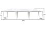 Teekland 10x30 Outdoor Canopy Party Wedding Tent,Sunshade Shelter,Outdoor Gazebo Pavilion with 8 Removable Sidewalls Upgraded Thicken Steel Tube (10 x 30 / 8 Removable Sidewalls-1)