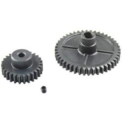 Binory Upgrade Metal Reduction Gear + Motor Gear Part for WLtoys 144001 1/14 4WD RC Car