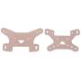 LoveinDIY 2pcs Metal 144001-1302 Front Rear Shock Tower for Wltoys 1/14 4WD Buggy