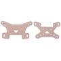 1 Pair of Metal Shock Absorber Suspension Plate Accessories for Wltoys 144001 RC Car