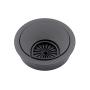 DGOL 5 pcs 1-7/8 inch (48mm) Metal Desk Grommet Cable Cord Wire Hole Cover Outlet Port (MATT Black)